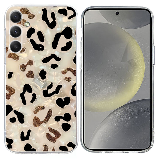 For Samsung Galaxy S25+ 5G Colorful Painting Pattern TPU Phone Case(Leopard) - Galaxy S25+ 5G Cases by PMC Jewellery | Online Shopping South Africa | PMC Jewellery | Buy Now Pay Later Mobicred