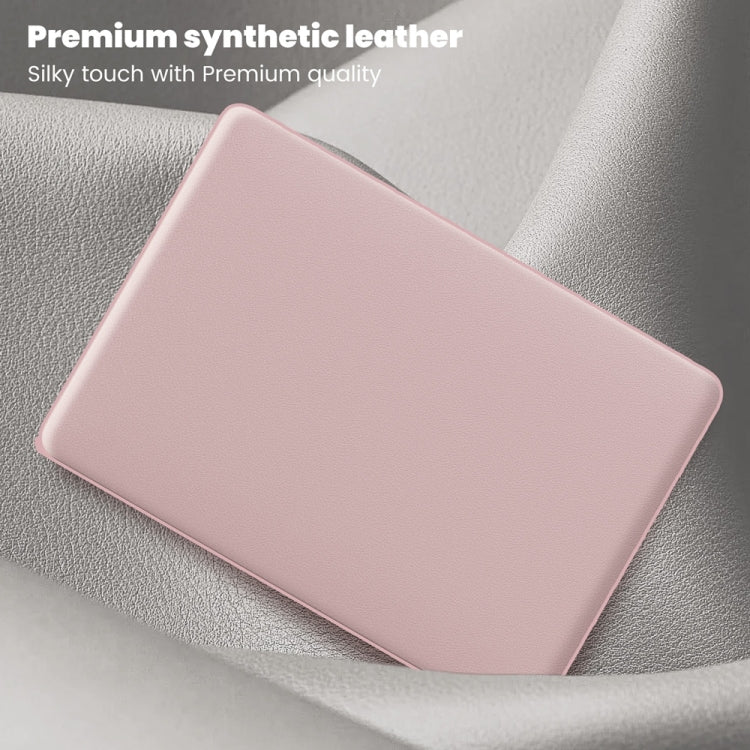 For MacBook Pro 16.2 inch A2991 / A2485 Business Magnetic Holder PC + PU Laptop Protective Case(Pink) - MacBook Pro Cases by PMC Jewellery | Online Shopping South Africa | PMC Jewellery | Buy Now Pay Later Mobicred