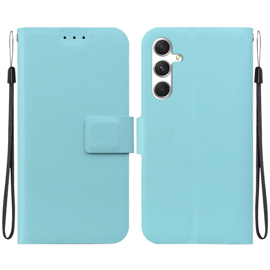 For Samsung Galaxy S25 5G Ultra-thin Voltage Magnetic Buckle Leather Phone Case(Green) - Galaxy S25 5G Cases by PMC Jewellery | Online Shopping South Africa | PMC Jewellery | Buy Now Pay Later Mobicred