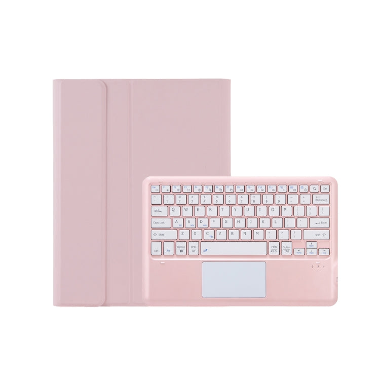 For Xiaomi Pad 6 Max 14 A0N8-A Ultra-thin Detachable Bluetooth Keyboard Leather Tablet Case with Touchpad(Pink White) - Others Keyboard by PMC Jewellery | Online Shopping South Africa | PMC Jewellery | Buy Now Pay Later Mobicred