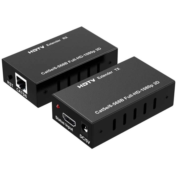 60m HDTV RJ45 Network Cable Extender, Plug:EU Plug - Amplifier by PMC TechLife | Online Shopping South Africa | PMC TechLife | Buy Now Pay Later Mobicred