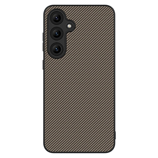 For Samsung Galaxy S25+ 5G Carbon Fiber Texture Printing Phone Case(Gold) - Galaxy S25+ 5G Cases by PMC Jewellery | Online Shopping South Africa | PMC Jewellery | Buy Now Pay Later Mobicred