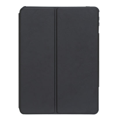 For iPad Pro 11 2024 L13-A 360 Rotation Acrylic Transparent Bluetooth Keyboard Leather Case With Touch Control(Black) - For iPad Pro by PMC Jewellery | Online Shopping South Africa | PMC Jewellery | Buy Now Pay Later Mobicred