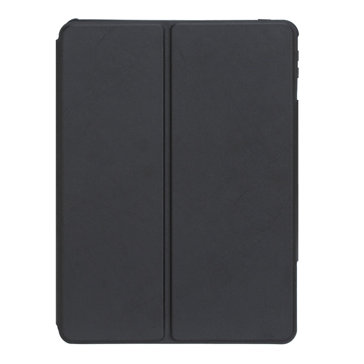 For iPad Pro 11 2024 YL13 360 Rotation Acrylic Transparent Round Keycap Bluetooth Keyboard Leather Case(Black) - For iPad Pro by PMC Jewellery | Online Shopping South Africa | PMC Jewellery | Buy Now Pay Later Mobicred