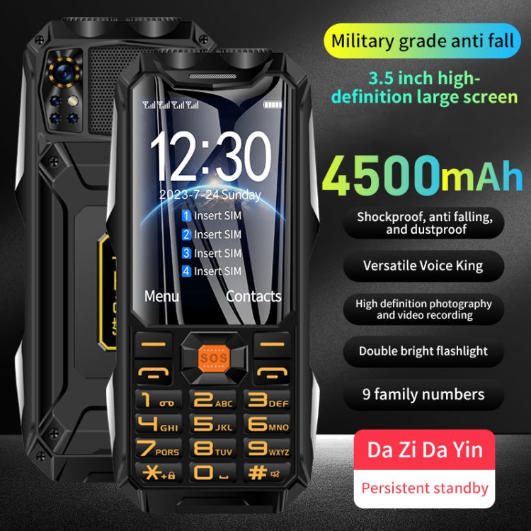 Q9-1 4G Elder Keypad Rugged Phone, 3.5 inch, 4500mAh, 21 Keys, SOS, FM, Network: 4G, Dual SIM(Green) - Others by PMC Jewellery | Online Shopping South Africa | PMC Jewellery | Buy Now Pay Later Mobicred