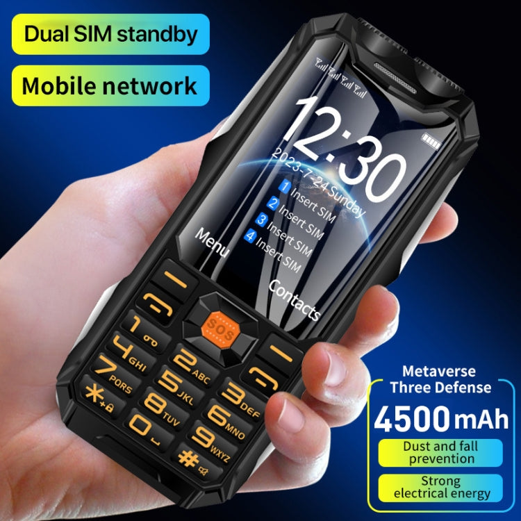 Q9-1 4G Elder Keypad Rugged Phone, 3.5 inch, 4500mAh, 21 Keys, SOS, FM, Network: 4G, Dual SIM(Black) - Others by PMC Jewellery | Online Shopping South Africa | PMC Jewellery | Buy Now Pay Later Mobicred