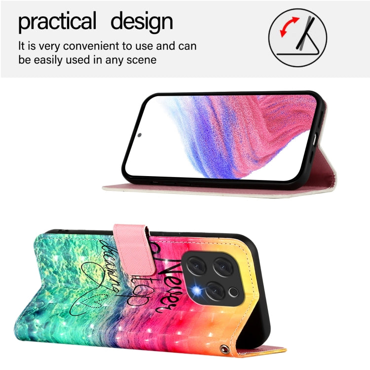 For Doogee N55 Plus 3D Painting Horizontal Flip Leather Phone Case(Chasing Dreams) - More Brand by PMC TechLife | Online Shopping South Africa | PMC TechLife | Buy Now Pay Later Mobicred