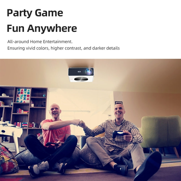 AUN AKEY7 MAX 1920x1080P HD Android LCD Projector US Plug(White) - LED Projector by AUN | Online Shopping South Africa | PMc TechLife | Buy Now Pay Later Mobicred