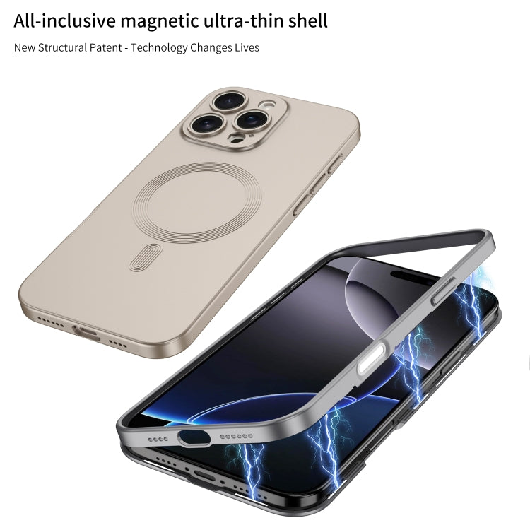 For iPhone 16 Pro Max GKK MagSafe Full Coverage Phone Case(Mountain Gray) - iPhone 16 Pro Max Cases by GKK | Online Shopping South Africa | PMC Jewellery | Buy Now Pay Later Mobicred