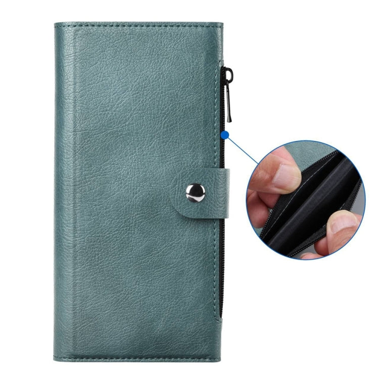 For iPhone 16 Plus ViLi GVS-C Series MagSafe Magnetic RFID Leather Flip Phone Case(Green) - iPhone 16 Plus Cases by ViLi | Online Shopping South Africa | PMC Jewellery | Buy Now Pay Later Mobicred