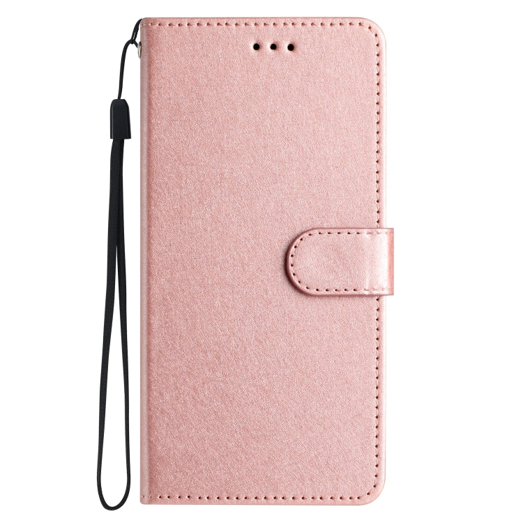 For Samsung Galaxy S25 Ultra 5G Silk Texture Horizontal Flip Leather Phone Case(Rose Gold) - Galaxy S25 Ultra 5G Cases by PMC Jewellery | Online Shopping South Africa | PMC Jewellery | Buy Now Pay Later Mobicred