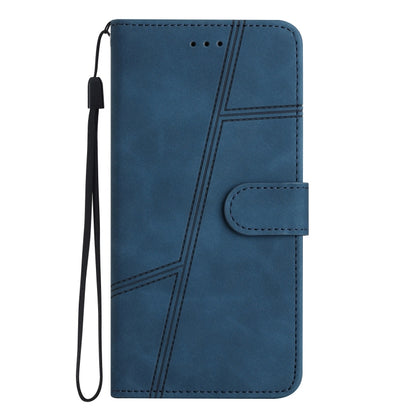 For Samsung Galaxy S25 Ultra 5G Skin-feel Stitching Leather Phone Case(Blue) - Galaxy S25 Ultra 5G Cases by PMC Jewellery | Online Shopping South Africa | PMC Jewellery | Buy Now Pay Later Mobicred