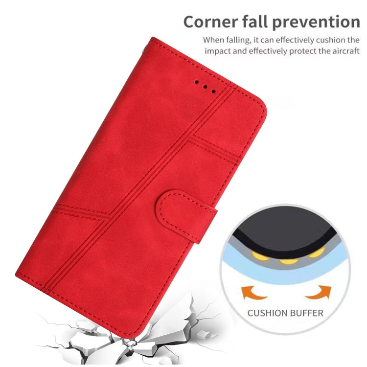 For Samsung Galaxy S25 Ultra 5G Skin-feel Stitching Leather Phone Case(Red) - Galaxy S25 Ultra 5G Cases by PMC Jewellery | Online Shopping South Africa | PMC Jewellery | Buy Now Pay Later Mobicred