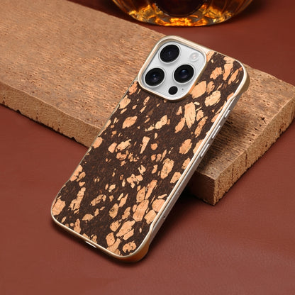 For iPhone 16 Pro Max Denior A18 WoodenPaint MagSafe Phone Case(Brown) - iPhone 16 Pro Max Cases by Denior | Online Shopping South Africa | PMC Jewellery | Buy Now Pay Later Mobicred