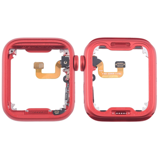 For Apple Watch Series 6 44MM LTE Aluminium Alloy Middle Frame Bezel Plate with Crown Spin Axis Flex Cable(Red) - Middle Frame by PMC Jewellery | Online Shopping South Africa | PMC Jewellery | Buy Now Pay Later Mobicred