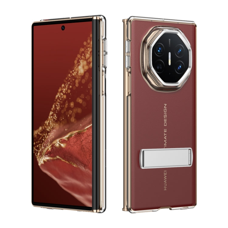 For Huawei Mate XT Ultimate Ice-Cold Holder PC Hybrid TPU Phone Case(Silver) - Huawei Cases by PMC TechLife | Online Shopping South Africa | PMC TechLife | Buy Now Pay Later Mobicred