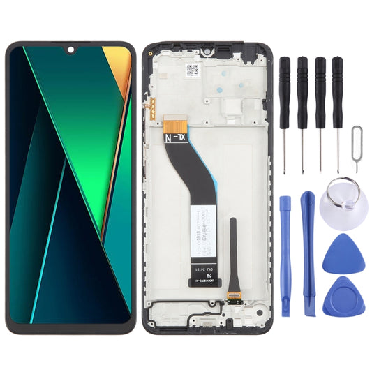 For Xiaomi Poco C75 OEM LCD Screen Digitizer Full Assembly with Frame - LCD Screen by PMC Jewellery | Online Shopping South Africa | PMC Jewellery | Buy Now Pay Later Mobicred