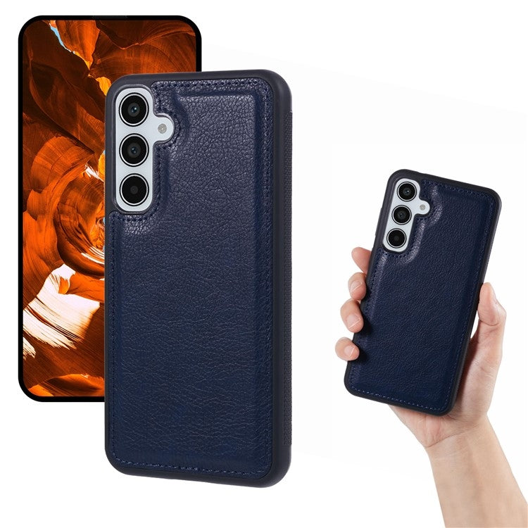 For Samsung Galaxy S25+ 5G Cowhide Texture Back Cover Phone Case(Black) - Galaxy S25+ 5G Cases by PMC Jewellery | Online Shopping South Africa | PMC Jewellery | Buy Now Pay Later Mobicred