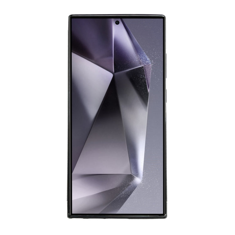 For Samsung Galaxy S25+ 5G Cowhide Texture Back Cover Phone Case(Black) - Galaxy S25+ 5G Cases by PMC Jewellery | Online Shopping South Africa | PMC Jewellery | Buy Now Pay Later Mobicred