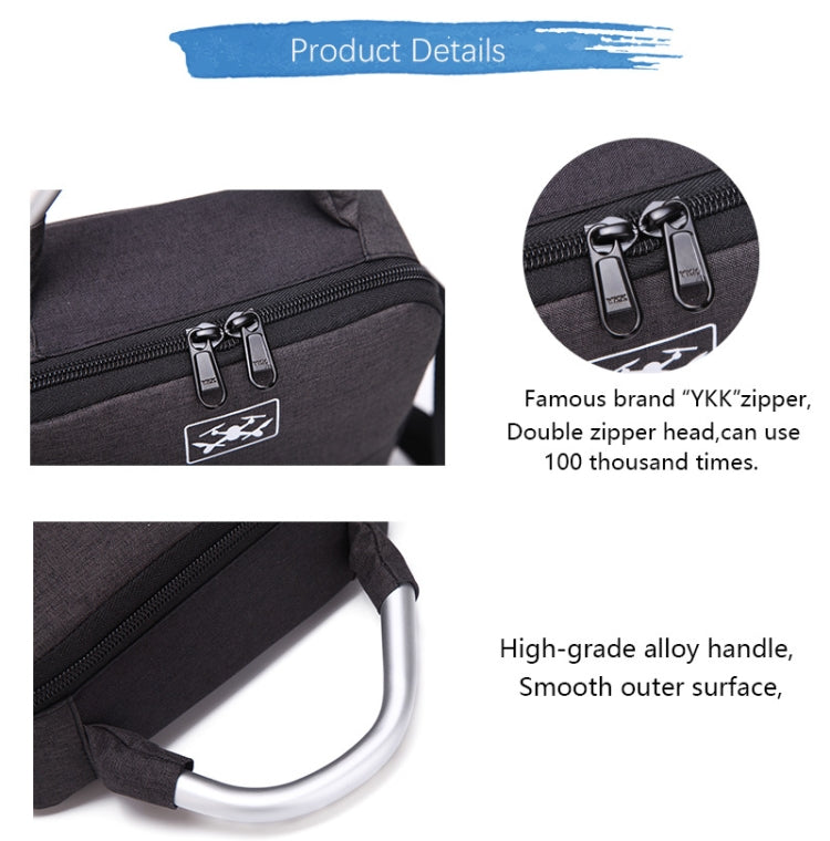 For DJI Mavic Air 2 Waterproof Drone Shoulder Storage Bag Protective Box(Black) - Carry Cases & Bags by PMC TechLife | Online Shopping South Africa | PMC TechLife | Buy Now Pay Later Mobicred