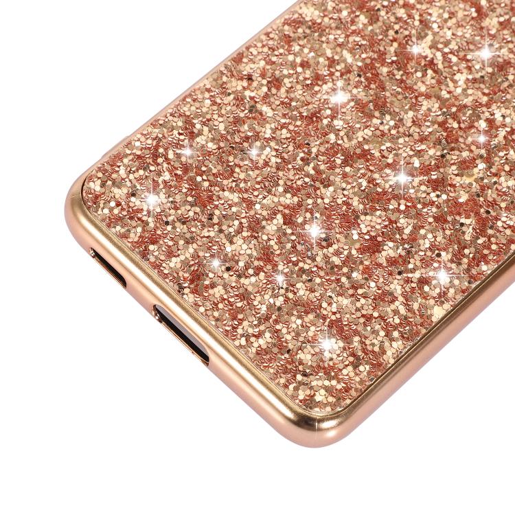 For Samsung Galaxy S25+ 5G Glitter Powder Shockproof TPU Phone Case(Blue) - Galaxy S25+ 5G Cases by PMC Jewellery | Online Shopping South Africa | PMC Jewellery | Buy Now Pay Later Mobicred