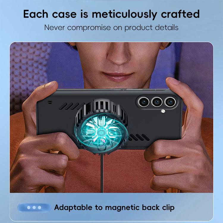 For Samsung Galaxy S24 5G All-inclusive Lens Frameless Graphene Cooling Phone Case(Black) - Galaxy S24 5G Cases by PMc TechLife | Online Shopping South Africa | PMc TechLife | Buy Now Pay Later Mobicred