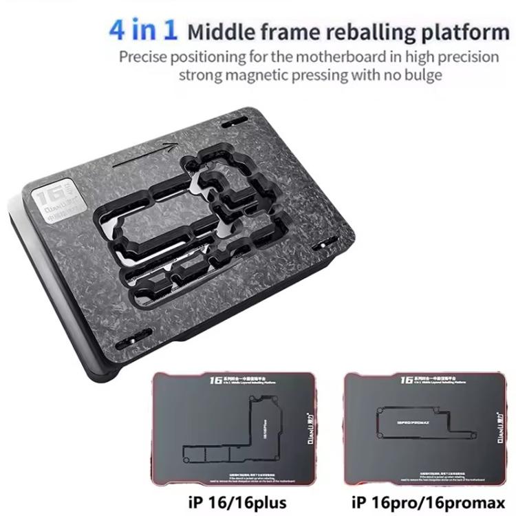 Qianli 4 in 1 Magnetic Middle Layer BGA Reballing Platform for iPhone 16 Series - free shipping - PMC TechLife - Order now!