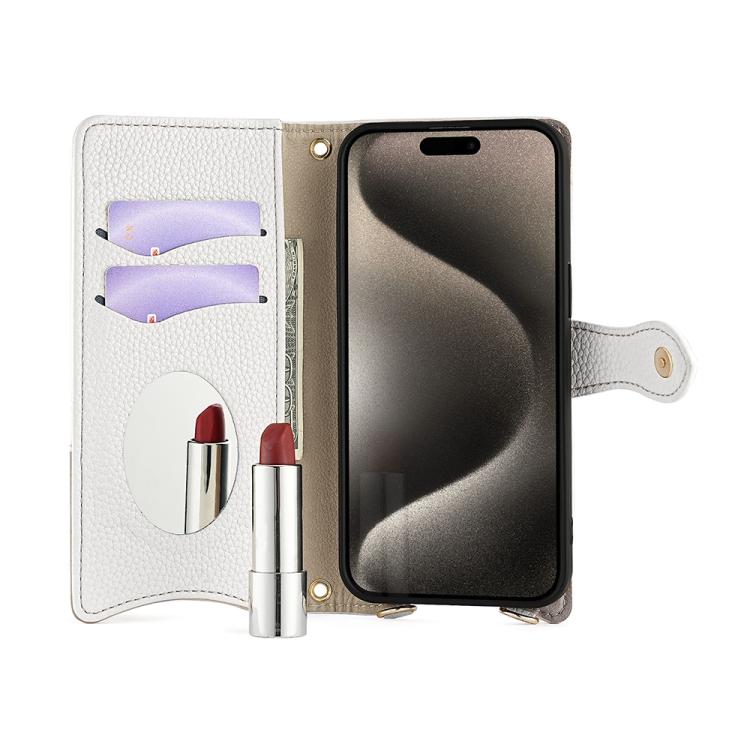 For Honor 200 Crossbody Chain Fishtail Litchi Leather Phone Case(White) - free shipping - PMC TechLife - Order now!