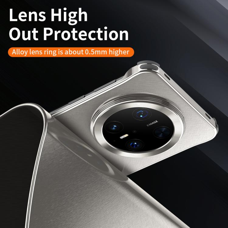 For Huawei Mate 70 Pro+ Micro Frosted Metal Phone Case(Titanium) - Huawei Cases by PMC TechLife | Online Shopping South Africa | PMC TechLife | Buy Now Pay Later Mobicred