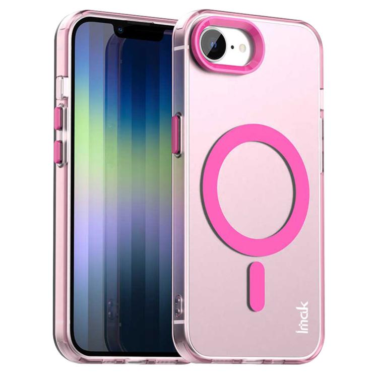 For iPhone 16e IMAK Candy Series Shockproof MagSafe Phone Case(Red) - iPhone 16e Cases by imak | Online Shopping South Africa | PMC TechLife | Buy Now Pay Later Mobicred