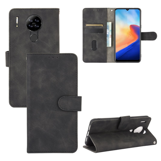 For Blackview A80 Solid Color Skin Feel Magnetic Buckle Horizontal Flip Calf Texture PU Leather Case with Holder & Card Slots & Wallet(Black) - More Brand by PMC Jewellery | Online Shopping South Africa | PMC Jewellery | Buy Now Pay Later Mobicred