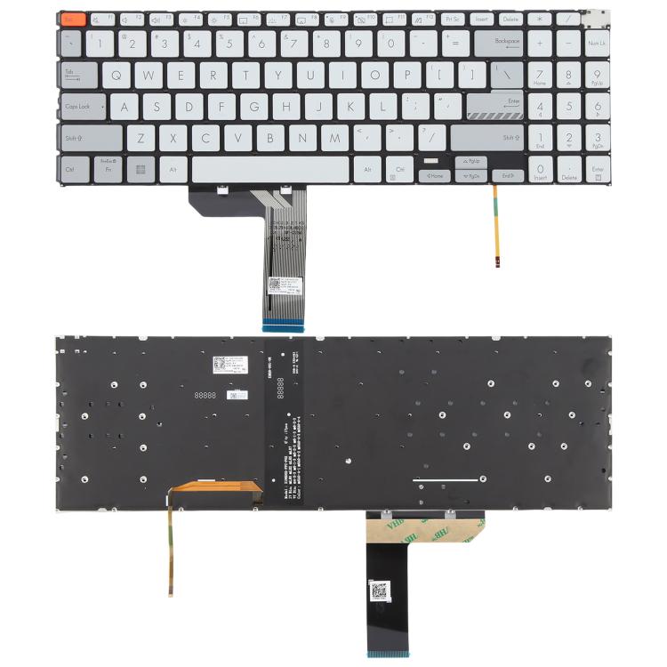 US Version Backlit Laptop Keyboard for Asus Vivobook Pro 15X OLED K6501 M6501(White) - Replacement Keyboards by PMc TechLife | Online Shopping South Africa | PMc TechLife | Buy Now Pay Later Mobicred