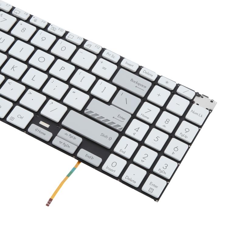 US Version Backlit Laptop Keyboard for Asus Vivobook Pro 15X OLED K6501 M6501(White) - Replacement Keyboards by PMc TechLife | Online Shopping South Africa | PMc TechLife | Buy Now Pay Later Mobicred