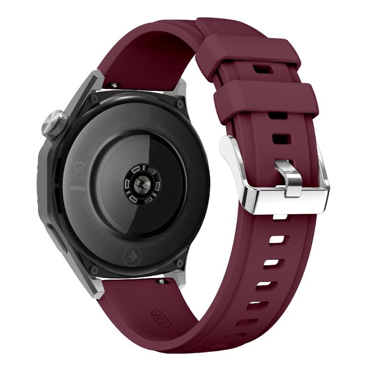 Kalebol 22mm Universal Silicone Watch Strap(Wine Red) - free shipping - PMc TechLife - Order now!