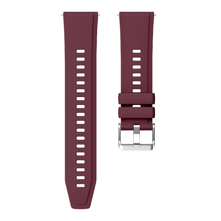 Kalebol 22mm Universal Silicone Watch Strap(Wine Red) - free shipping - PMc TechLife - Order now!