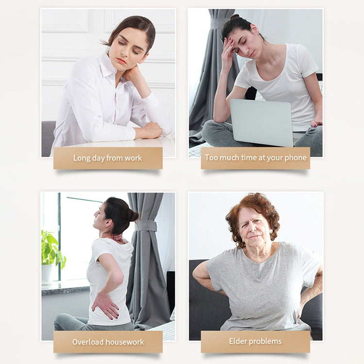 Multifunctional Mini Massage Pillow Neck and Shoulder Cervical Massager, Plug Type:AU Plug(Black) - free shipping - PMC TechLife - Order now!
