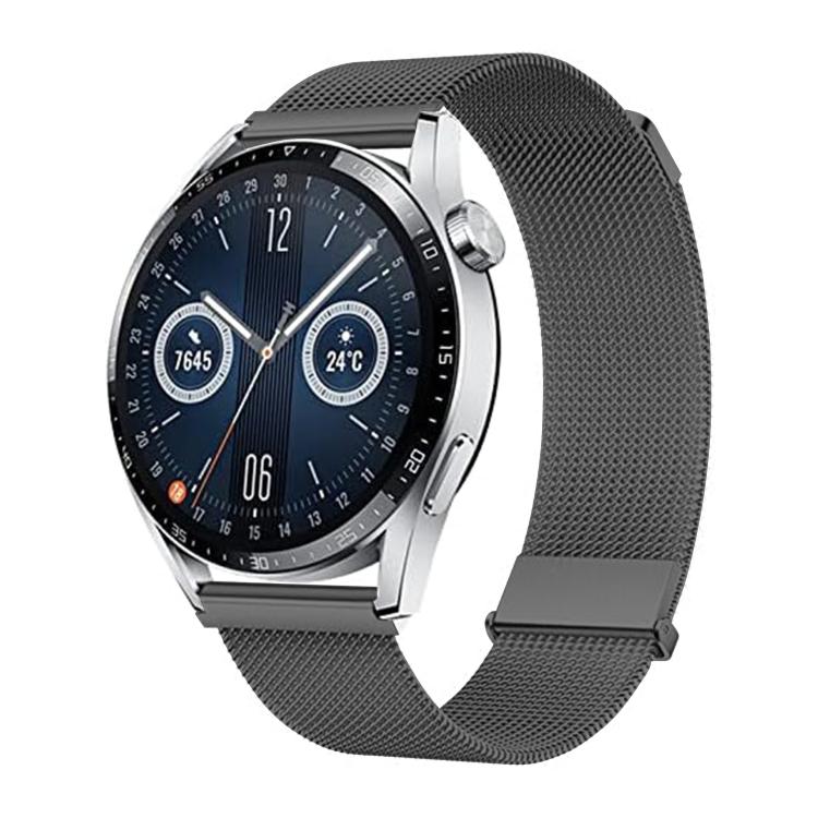 Kalebol 22mm Universal Loop Double Magnetic Buckle Milanese Strap(Graphite Grey) - free shipping - PMc TechLife - Order now!
