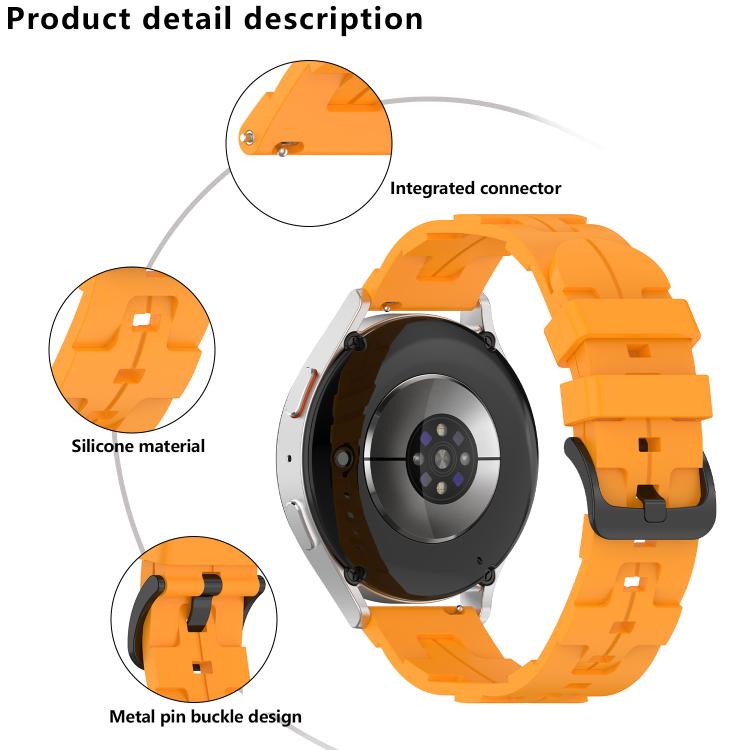 20mm Kalebol Solid Color Black Buckle Round Tail Silicone Watch Band(Navy Blue) - free shipping - PMc TechLife - Order now!
