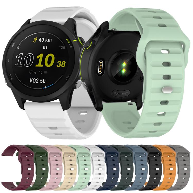 22mm Kalebol Wave Pattern Studded Buckle Silicone Watch Band(White) - free shipping - PMc TechLife - Order now!
