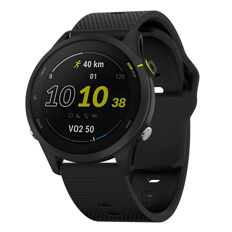 22mm Kalebol Dot Studded Buckle Silicone Watch Band(Black) - 22mm Bands by Kalebol | Online Shopping South Africa | PMc TechLife | Buy Now Pay Later Mobicred