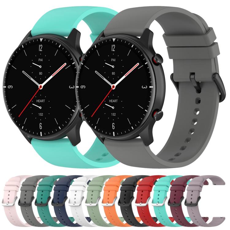 20mm Kalebol Round Tail Silicone Watch Band(Red) - 20mm Bands by Kalebol | Online Shopping South Africa | PMc TechLife | Buy Now Pay Later Mobicred