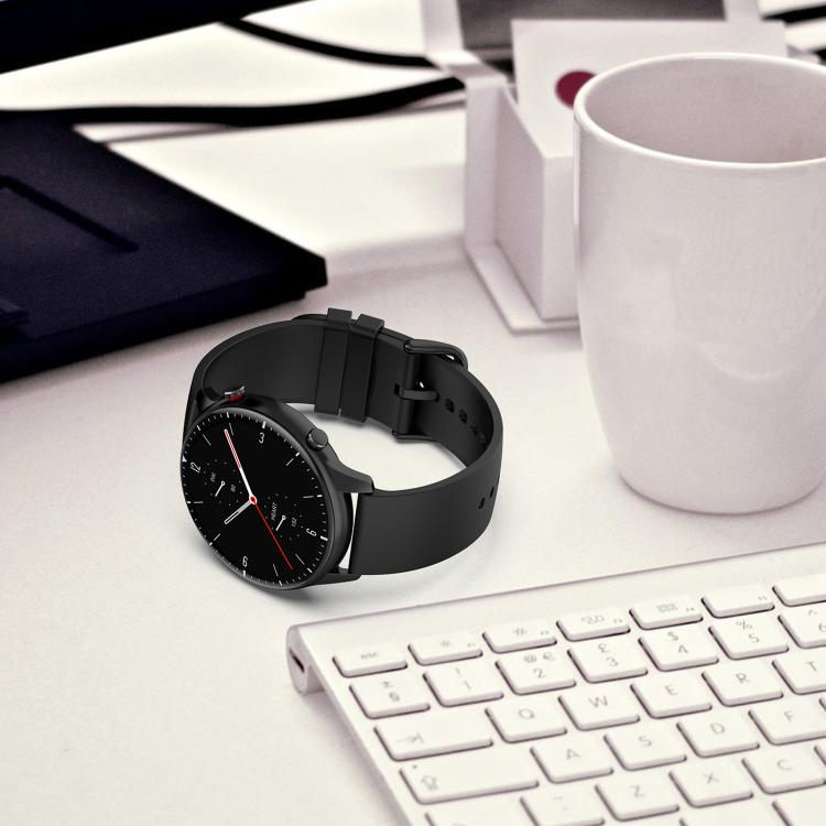 20mm Kalebol Round Tail Silicone Watch Band(Dark Grey) - 20mm Bands by Kalebol | Online Shopping South Africa | PMc TechLife | Buy Now Pay Later Mobicred