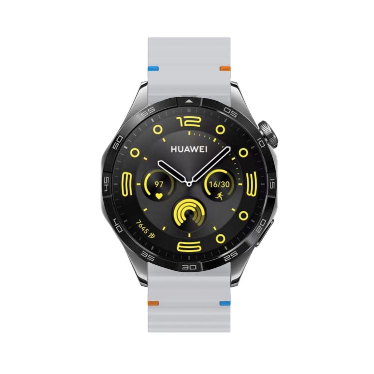 20mm Kalebol Wave Stitch Silicone Watch Band(Light Grey) - 20mm Bands by Kalebol | Online Shopping South Africa | PMc TechLife | Buy Now Pay Later Mobicred