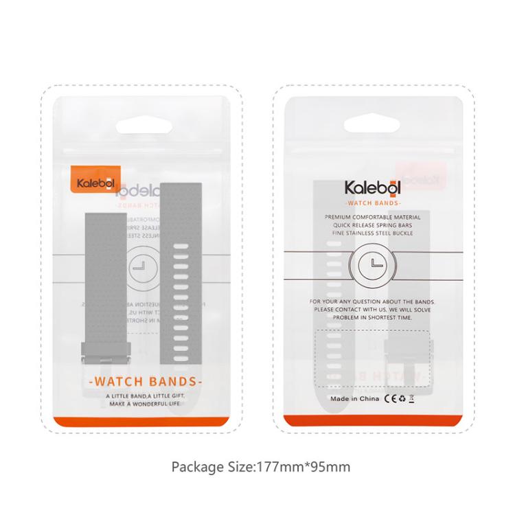 For Garmin QuickFit 26mm Kalebol Triangle Texture Silicone Watch Band(White) - free shipping - PMc TechLife - Order now!