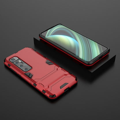 For Xiaomi Mi 10 Ultra PC + TPU Shockproof Protective Case with Invisible Holder(Red) - Xiaomi Cases by PMC Jewellery | Online Shopping South Africa | PMC Jewellery