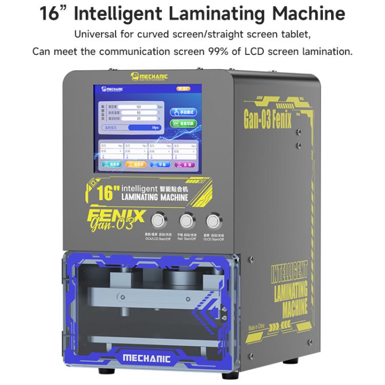 Mechanic GAN-03 Fenix 16-inch Intelligent Laminating Machine, Plug:EU Plug - free shipping - PMC TechLife - Order now!