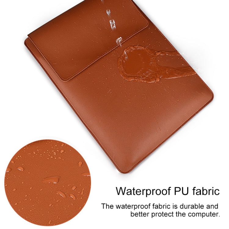 PU05 Sleeve Leather Case Carrying Bag for 15.4 inch Laptop(Green) - free shipping - PMC Jewellery - Order now!
