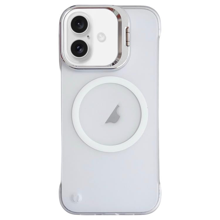 For iPhone 16 Ultra-thin Transparent MagSafe Magnetic Frameless Lens Holder Phone Case - free shipping - PMC TechLife - Order now!