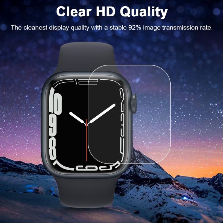 For Apple Watch Series 9 / 8 / 7 45mm 5pcs xDfind Soft Hydrogel Film Full Cover Front Protector - free shipping - PMc TechLife - Order now!