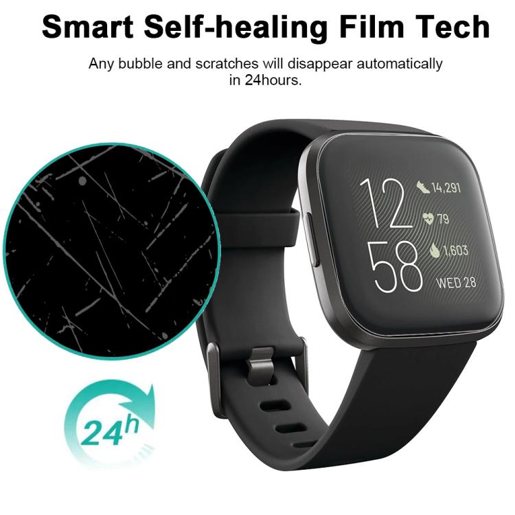 For Fitbit Versa 2 5pcs xDfind Soft Hydrogel Film Full Cover Front Protector - free shipping - PMc TechLife - Order now!